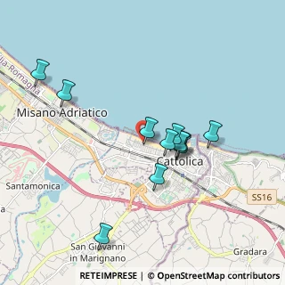 Mappa Via Marechiaro, 47841 Cattolica RN, Italia (1.73091)