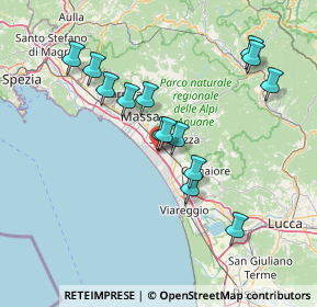 Mappa Autostrada Azzurra, 55047 Forte dei Marmi LU, Italia (14.03714)