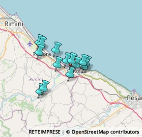 Mappa Via Facchini, 47841 Cattolica RN, Italia (4.68071)