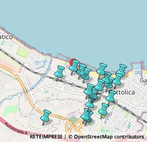 Mappa Via Facchini, 47841 Cattolica RN, Italia (1.00526)