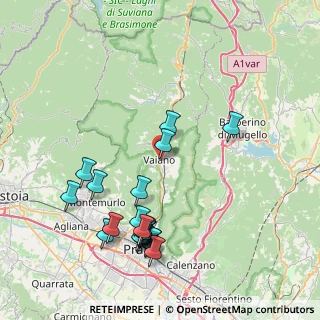 Mappa Via Fratelli Rosselli, 59021 Prato PO, Italia (9.0965)