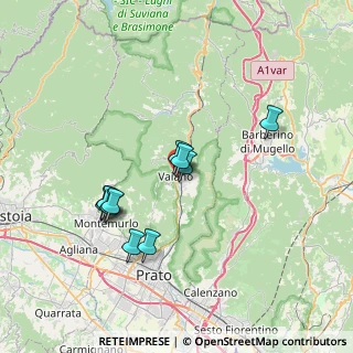 Mappa Via Fratelli Rosselli, 59021 Prato PO, Italia (6.65091)