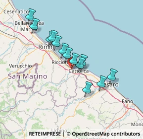 Mappa Via Tintoretto, 47843 Misano Adriatico RN, Italia (12.04)