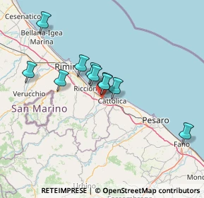 Mappa Via Tintoretto, 47843 Misano Adriatico RN, Italia (20.40308)