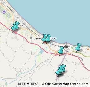 Mappa Via Tintoretto, 47843 Misano Adriatico RN, Italia (4.83727)