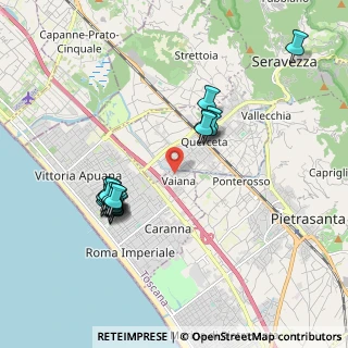Mappa Via Martiri della Sassaia, 55042 Forte dei Marmi LU, Italia (1.9185)