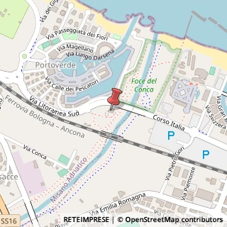 Mappa Via Litoranea Sud, 80, 47843 Misano Adriatico, Rimini (Emilia Romagna)
