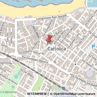 Mappa Via Mancini C., 24, 47841 Cattolica, Rimini (Emilia Romagna)