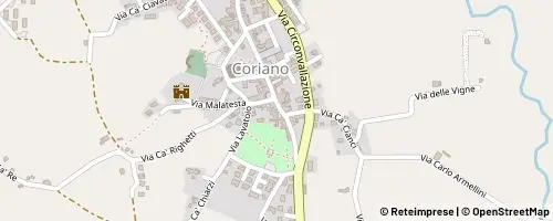 Mappa Coriano