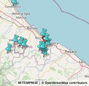 Mappa Via Enzo Ferrari, 47843 Misano Adriatico RN, Italia (13.1075)