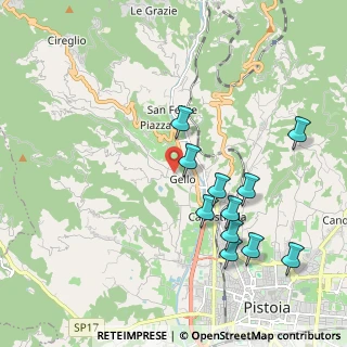 Mappa Via dei Ciuti, 51100 Pistoia PT, Italia (2.10091)