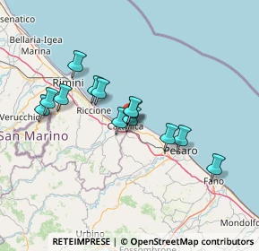 Mappa Via Camillo Benso Conte di Cavour, 61011 Gabicce Mare PU, Italia (11.92846)