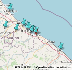 Mappa Via Camillo Benso Conte di Cavour, 61011 Gabicce Mare PU, Italia (20.03)
