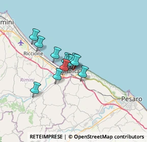 Mappa Via Camillo Benso Conte di Cavour, 61011 Gabicce Mare PU, Italia (4.05385)