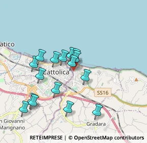 Mappa Via Camillo Benso Conte di Cavour, 61011 Gabicce Mare PU, Italia (1.71875)