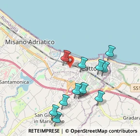 Mappa Via Emilia Romagna, 47841 Cattolica RN, Italia (1.98)