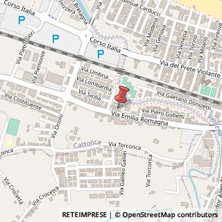 Mappa Via Emilia Romagna, 164, 47841 Cattolica, Rimini (Emilia Romagna)