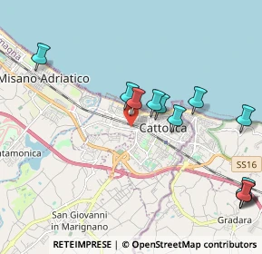 Mappa Via Masaniello, 47841 Cattolica RN, Italia (2.38917)