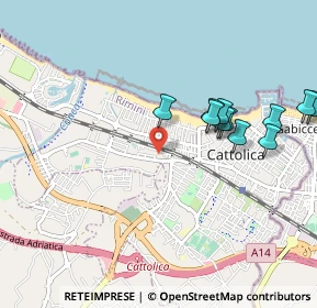 Mappa Via Masaniello, 47841 Cattolica RN, Italia (1.03)