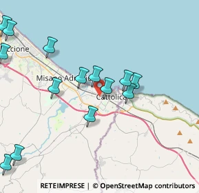 Mappa Via Masaniello, 47841 Cattolica RN, Italia (4.74571)