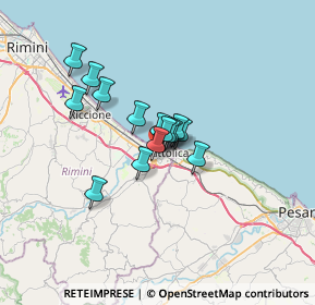 Mappa Via Masaniello, 47841 Cattolica RN, Italia (4.24933)