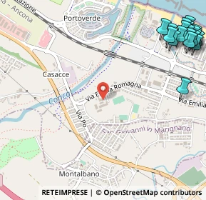 Mappa Via Marvelli, 47841 Cattolica RN, Italia (0.9075)