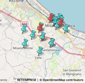 Mappa Via Enzo Ferrari, 47843 Rimini RN, Italia (1.58)