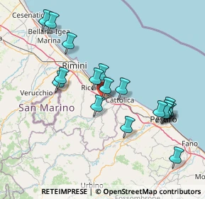 Mappa Via Enzo Ferrari, 47843 Rimini RN, Italia (15.79444)