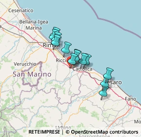 Mappa Via Enzo Ferrari, 47843 Rimini RN, Italia (9.73923)