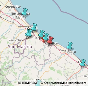 Mappa Via Enzo Ferrari, 47843 Rimini RN, Italia (20.25786)