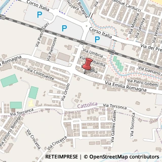Mappa Via Emilia Romagna, 188, 47841 Cattolica, Rimini (Emilia Romagna)