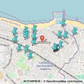 Mappa Piazza Roosevelt, 47841 Cattolica RN, Italia (0.511)