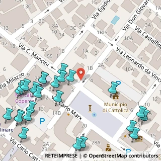 Mappa Piazza Roosevelt, 47841 Cattolica RN, Italia (0.088)