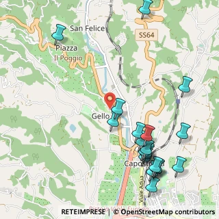Mappa Via Vecchia Montanina, 51100 Pistoia PT, Italia (1.3535)