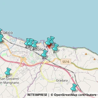 Mappa Via Madonna di Loreto, 61011 Gabicce Mare PU, Italia (2.54833)