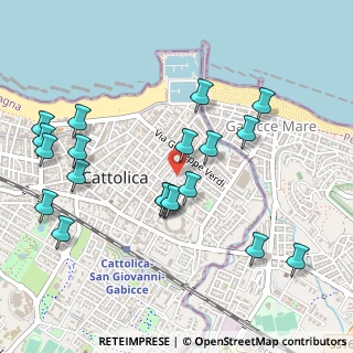 Mappa Piazzale Antonio De Curtis, 47841 Cattolica RN, Italia (0.555)