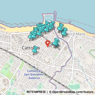 Mappa Piazzale Antonio De Curtis, 47841 Cattolica RN, Italia (0.3665)