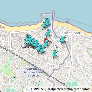 Mappa Piazzale Antonio De Curtis, 47841 Cattolica RN, Italia (0.361)