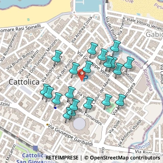 Mappa Via Francesco Petrarca, 47841 Cattolica RN, Italia (0.2205)