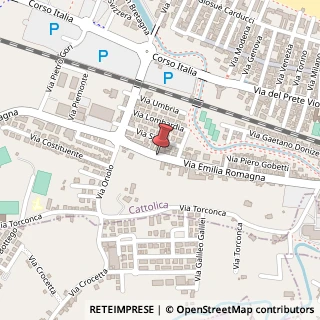 Mappa Via Emilia Romagna,  178, 47841 Cattolica, Rimini (Emilia Romagna)