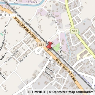 Mappa Strada Statale 1 Via Aurelia, 146, 55045 Pietrasanta, Lucca (Toscana)