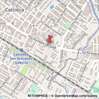 Mappa Via garibaldi giuseppe 55, 47841 Cattolica, Rimini (Emilia Romagna)