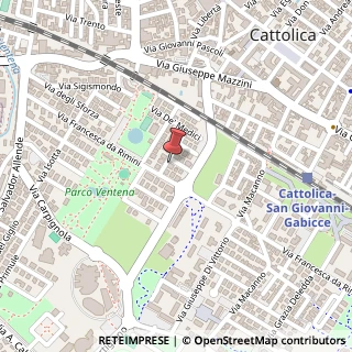 Mappa Via Giotto, 2, 47841 Cattolica, Rimini (Emilia Romagna)