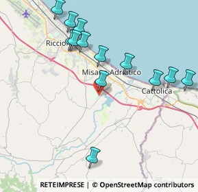 Mappa Via Gilles Villeneuve, 47843 Santa Monica-Cella RN, Italia (4.42538)