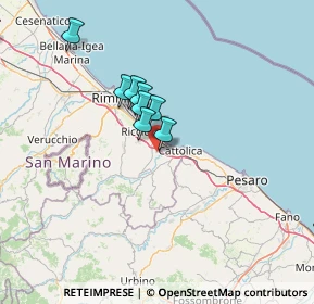 Mappa Via Gilles Villeneuve, 47843 Santa Monica-Cella RN, Italia (21.27)