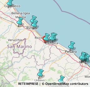 Mappa Via Gilles Villeneuve, 47843 Santa Monica-Cella RN, Italia (20.78071)