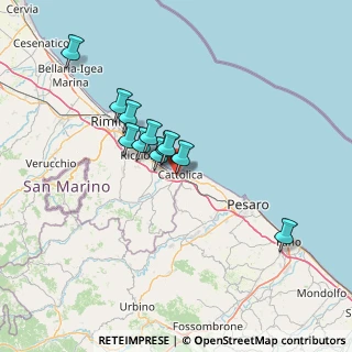 Mappa Via Salvador Allende, 47841 Cattolica RN, Italia (11.27)
