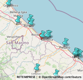 Mappa Via Sant'Ilario, 47843 Misano Adriatico RN, Italia (20.71786)