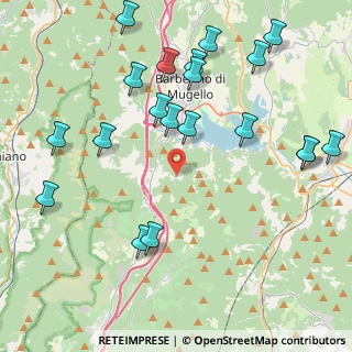 Mappa Via di Cassi, 50031 Barberino di Mugello FI, Italia (5.0795)