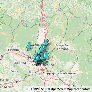 Mappa Via di Cassi, 50031 Barberino di Mugello FI, Italia (12.7075)